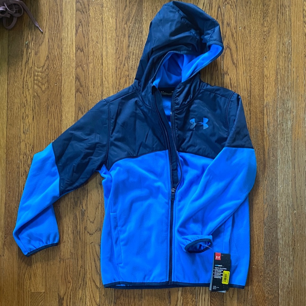Under Armour Two-Tone Blue Hooded Jacket